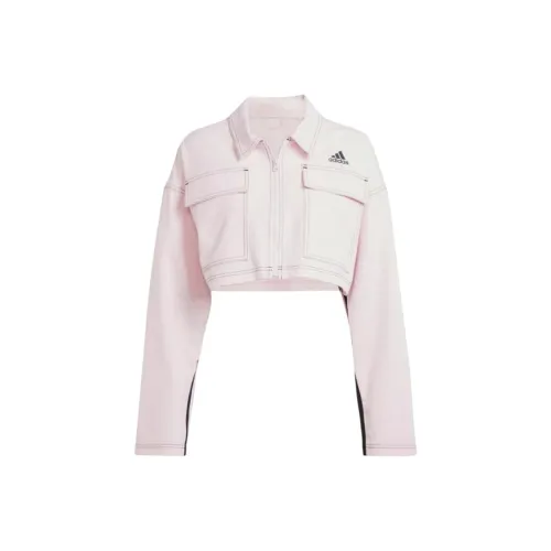 Adidas Denim Jacket Women's Pink