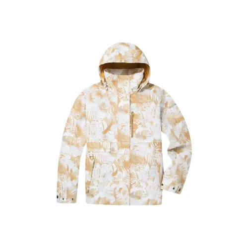 Columbia co-brand transit SS24 Водонепроницаемая и дышащая ветровка Женская Апельсин