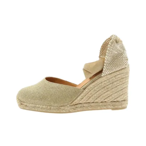 Castañer Carina Клиновидный каблук Высокие каблуки 10 см Женские Золото