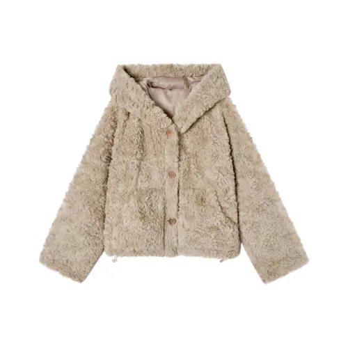 Лето будет проведено после ужина. Бархатная куртка Feel женская абрикосового цвета