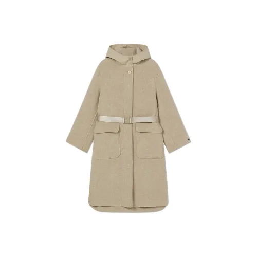 LACOSTE Светлый кофейный Женское пальто