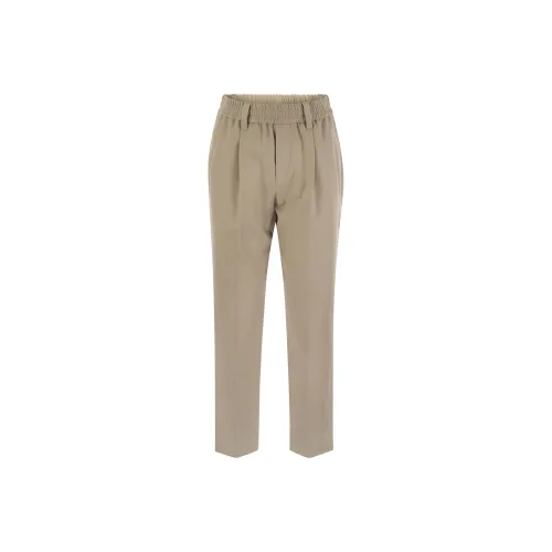 BRUNELLO CUCINELLI Повседневные брюки Женские Песочный