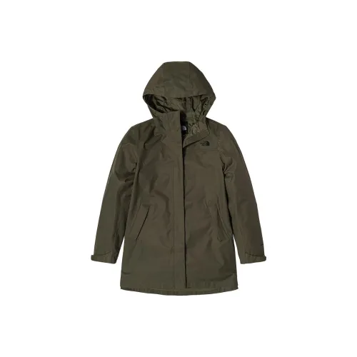 THE NORTH FACE Urban Exploration Водонепроницаемый и Ветрозащитный Ветровка Женские Армейский зеленый