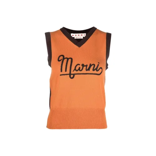 MARNI Апельсиновые Женские Жилеты