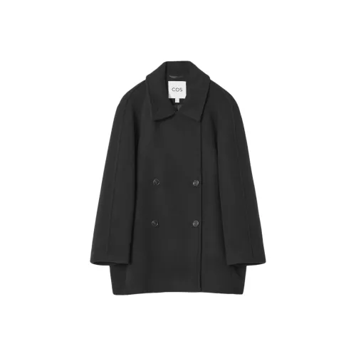 COS Черное Женское Пальто