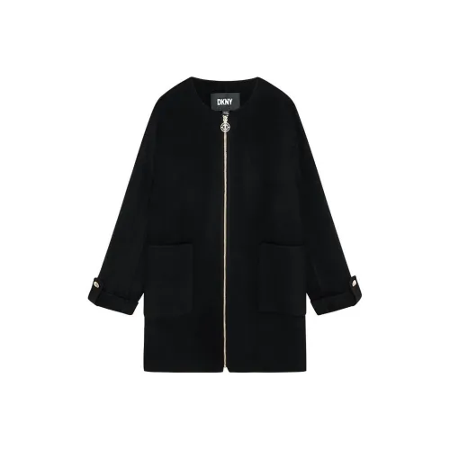 DKNY Черное Женское Пальто