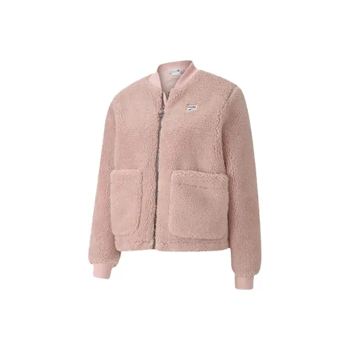 PUMA Свадьба Розовый Женские Бархатные Куртки