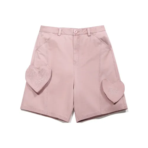 Guuka Повседневные шорты унисекс Бобовый розовый