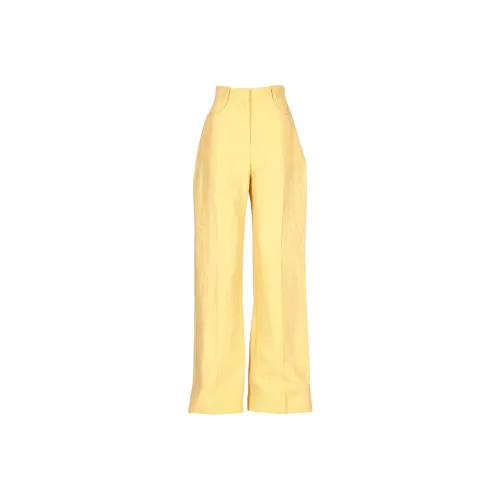 Jacquemus Желтые Женские Повседневные Брюки