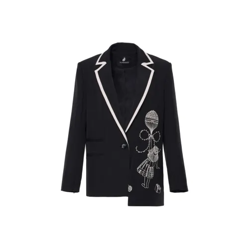 FLONAKED Бизнес-костюм женский черный