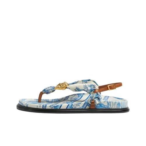 VERSACE La Medusa One Ремень Сандалии Женские Синие