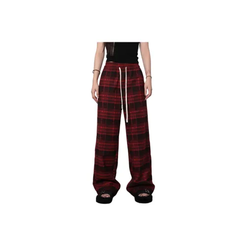 PUNCHUN Studio Повседневные брюки Женские Red