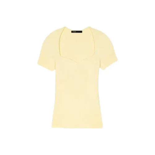 Maje Желтый Женский Трикотаж