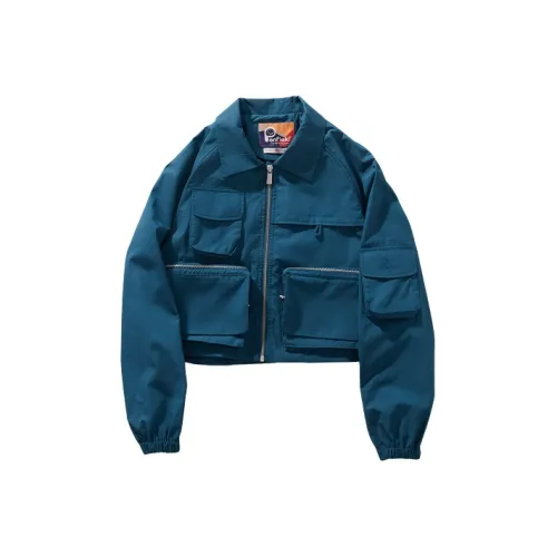 Penfield Павлине-синий Женское короткое пальто