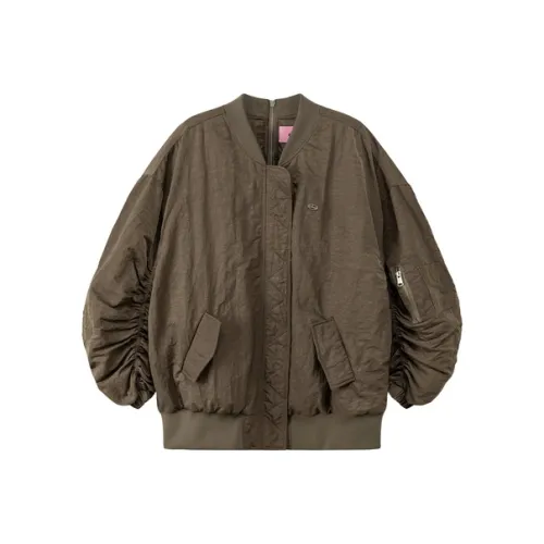 CHUU Горчичный зеленый Женские Короткие пальто