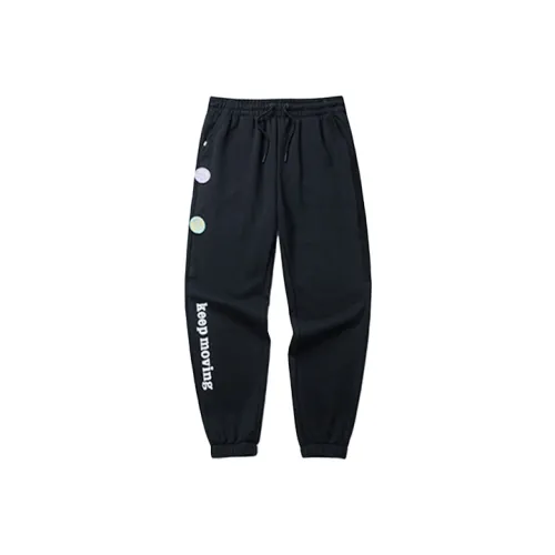 Anta Life Collection Черные Женские Вязаные Спортивные Штаны