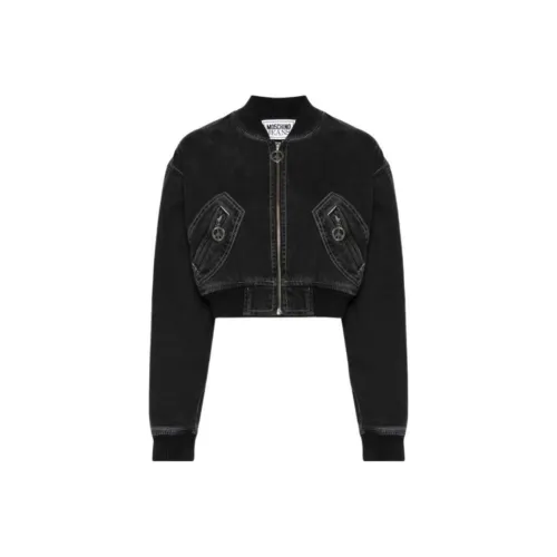 MOSCHINO Denim Jacket Women's Black