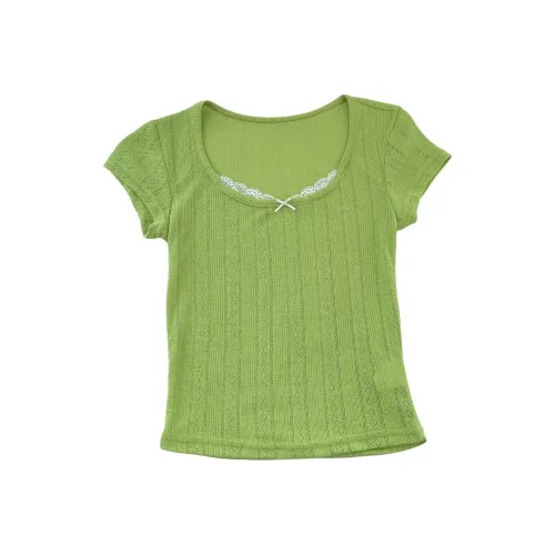 OUBO Зеленый Женские Трикотаж