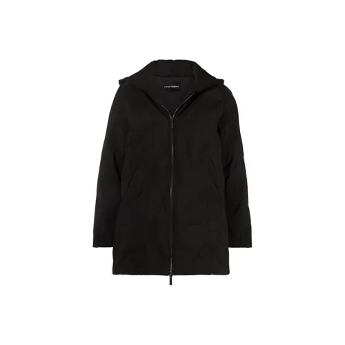 EMPORIO ARMANI Черные женские объемные куртки (пуфы)