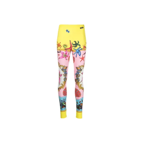 VERSACE SS22 Leggings Женские Многоцветные