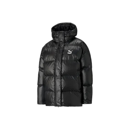 PUMA Черные Женские Объёмные Куртки (Пуфы)