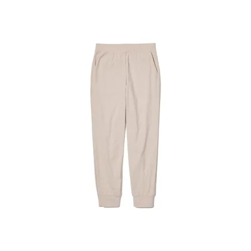 UNIQLO Повседневные брюки Женские Морской песочный Белый