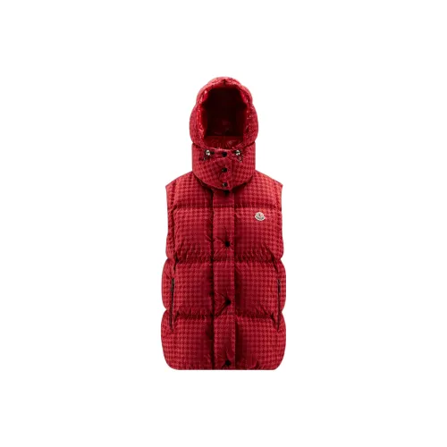 Moncler Красный Женский Пуховый жилет