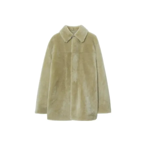 Burberry FW23 Фур Женские Светло-зеленый