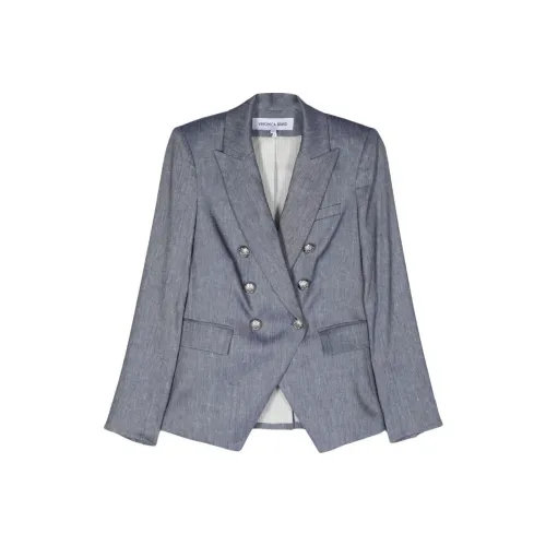 Veronica Beard SS24 Бизнес Костюм Пальто Женское Синее