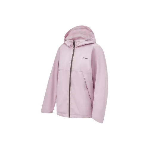 LINING Fitness Series Тренчкот Женские Lotus Красный Фиолетовый