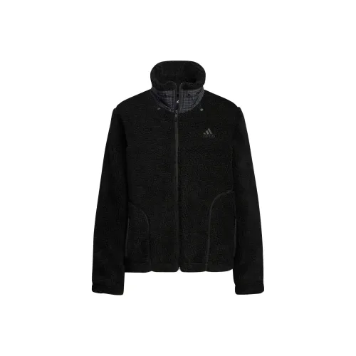 Adidas Velvet Feel Куртка Женская Черная