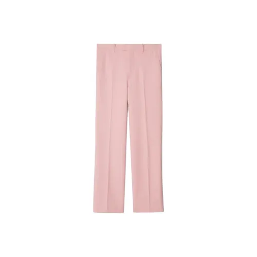 Burberry Шерсть Tailored Trousers Повседневные брюки Женские Розовый