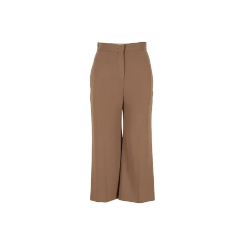 MaxMara Studio Коричневые Женские Повседневные Брюки