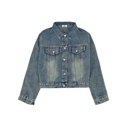 MM Синий Женские Джинсовые Куртки