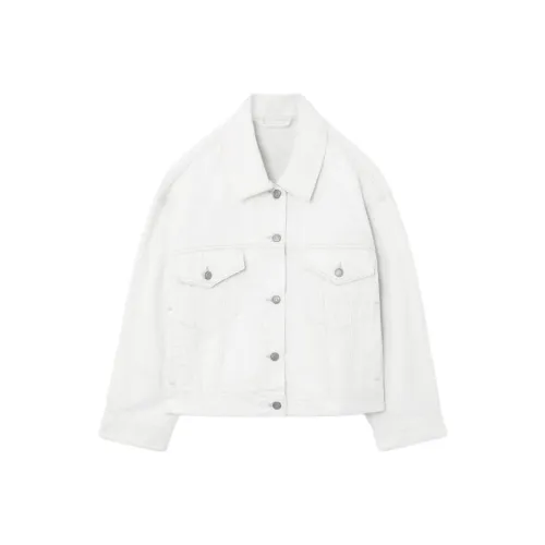 COS Белые Женские Джинсовые Куртки