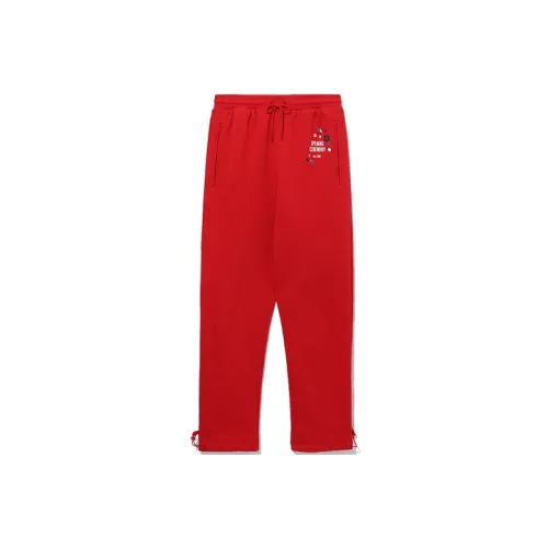 Opening Ceremony Женские красные вязаные тренировочные брюки