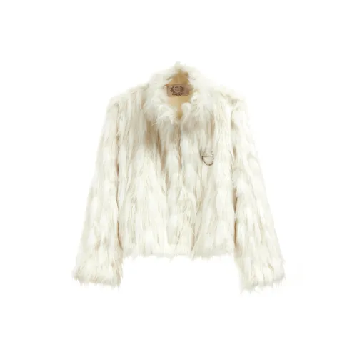 LIZIXIAN Экрю Женские Меховые изделия