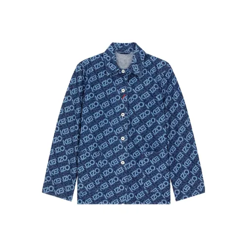 KENZO Синие Женские Джинсовые Куртки