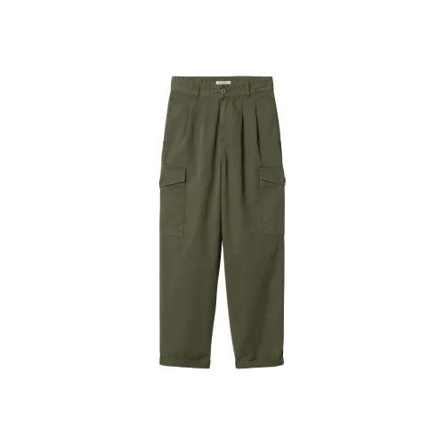 Carhartt WIP Een W' Collins Брюки Повседневные брюки Женские Коричнево-зеленый