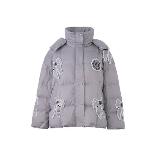 TCH Серый Женский Пуховик