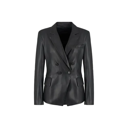 EMPORIO ARMANI Бизнес-костюм Пальто Женское Черное