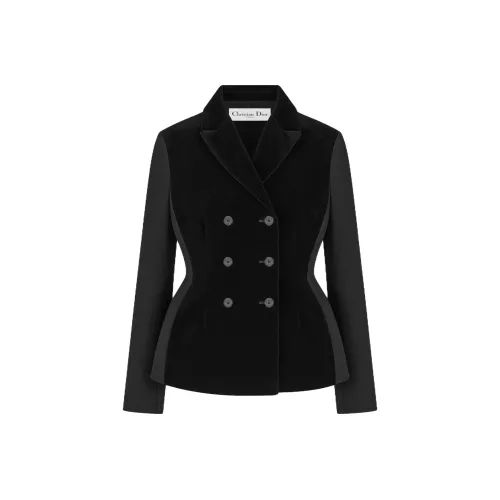 DIOR FW23 Бизнес-костюм Пальто Женское Черное