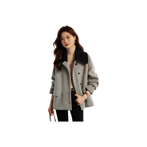 Still Quiet Women's Palm Gray Coat Still Quiet Женское пальто серого цвета