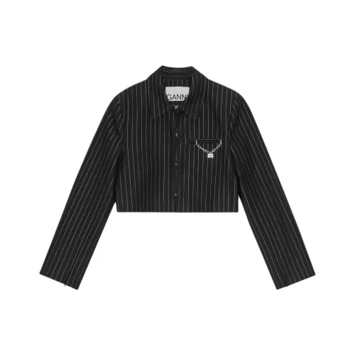 GANNI Бизнес-костюм женский черный