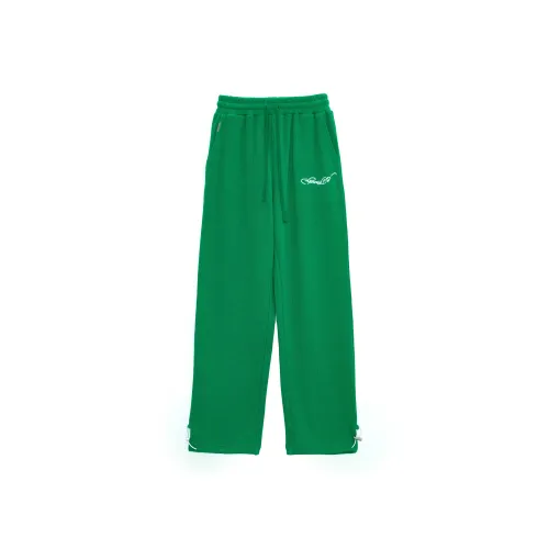 Ed Hardy Reverse World Series FW22 Прямой крой Брюки Женские Оливково-зеленый