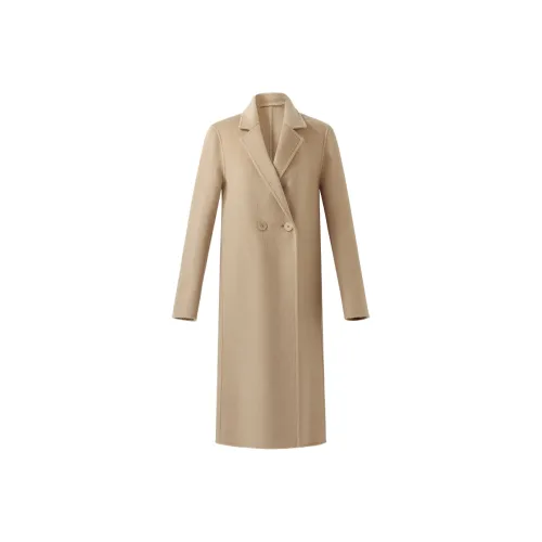 GOELIA Пальто Женское Бежевый Верблюжий