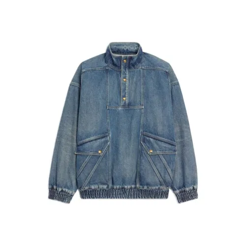 CELINE FW22 Denim Jacket Women's Blue CELINE FW22 Деним Куртка Женская Синяя