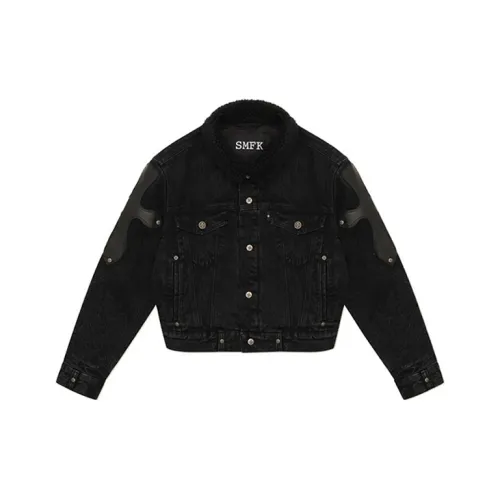 SMFK Куртки и Пальто Женские Дикий Черный