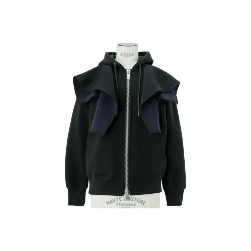 sacai Черный Женские Свитшоты