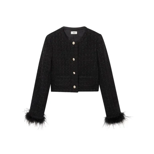 D'zzit Cropped Coat Women's Black